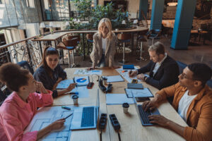 Fractional CMO working with team