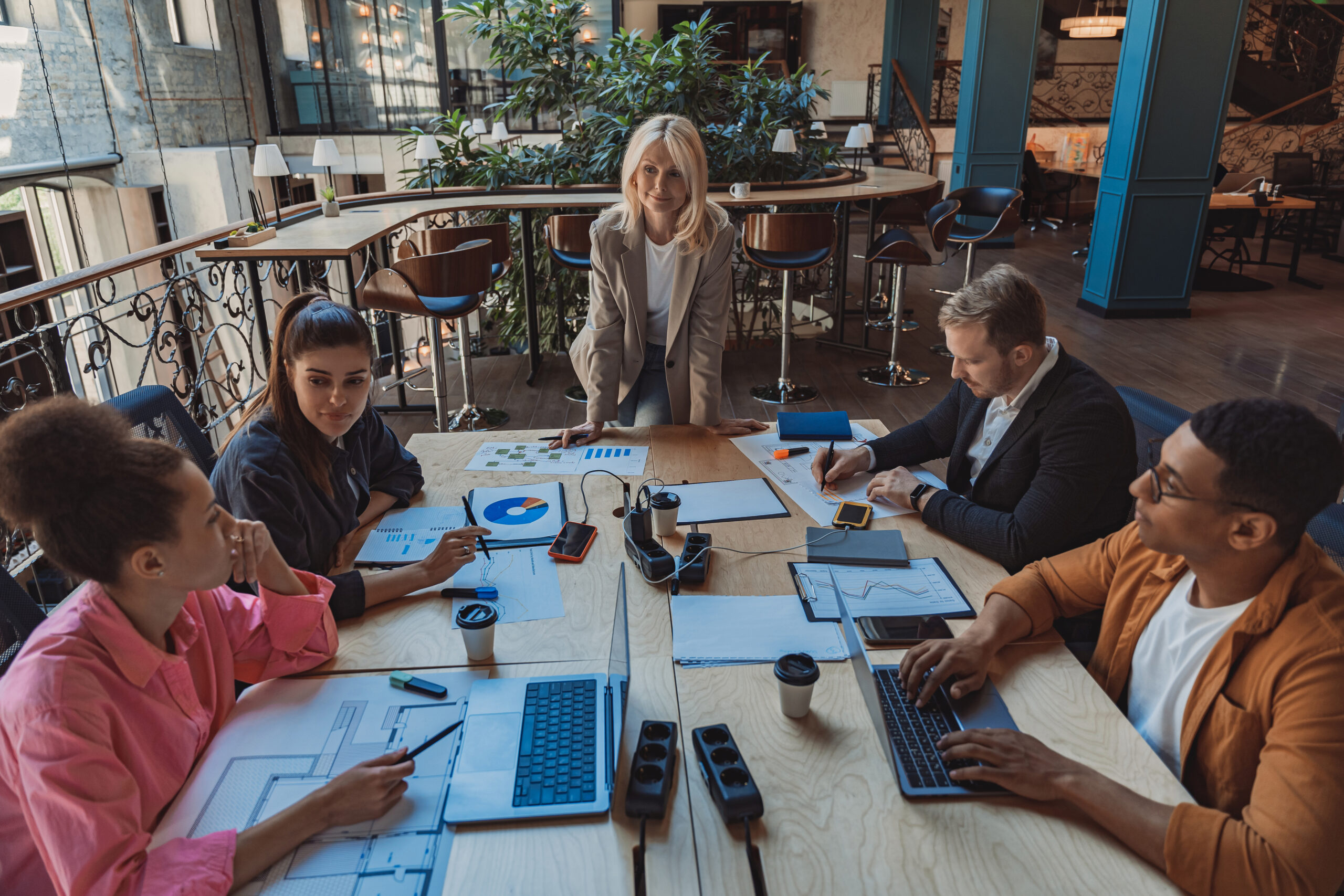 Fractional CMO working with team